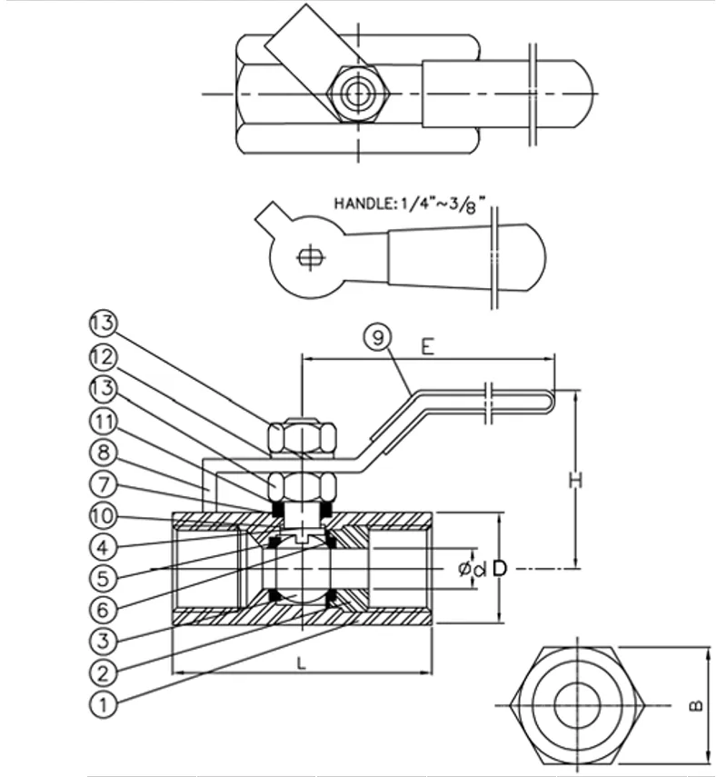 One-Pc Ball Valves